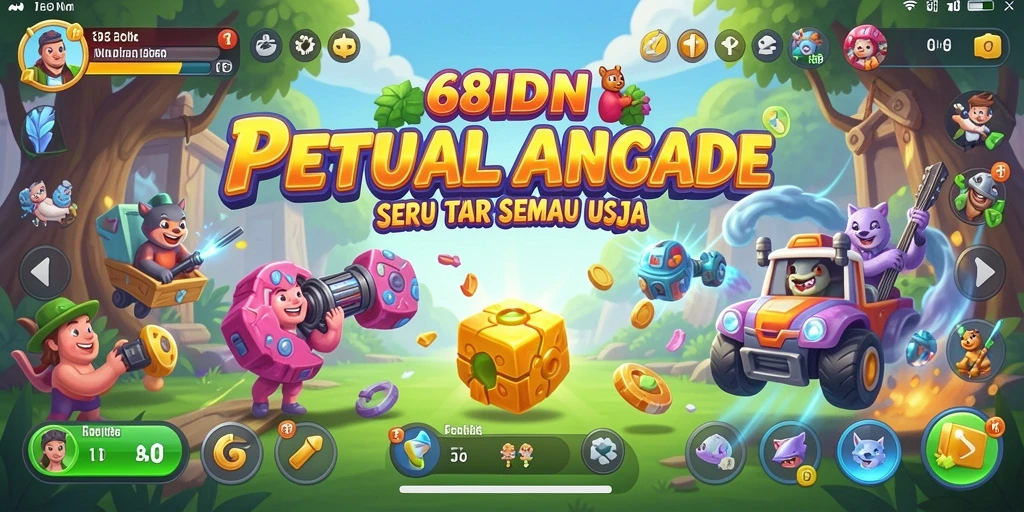 Tampilan menarik gameplay 68IDN dengan aksi Arcade seru.