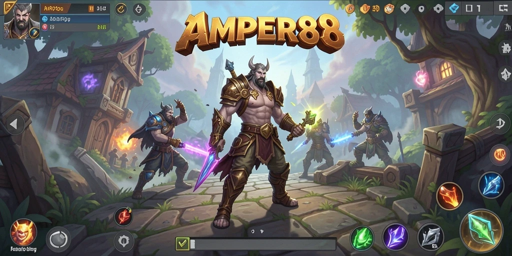 Gameplay seru dan grafis memukau di AMPER88.