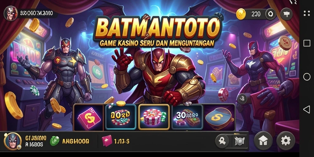 Tampilan menarik dari gameplay seru di BATMANTOTO