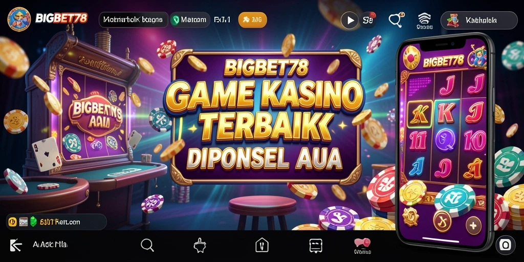 Tampilan menarik dari gameplay Kasino di BIGBET78 yang mengasyikkan.