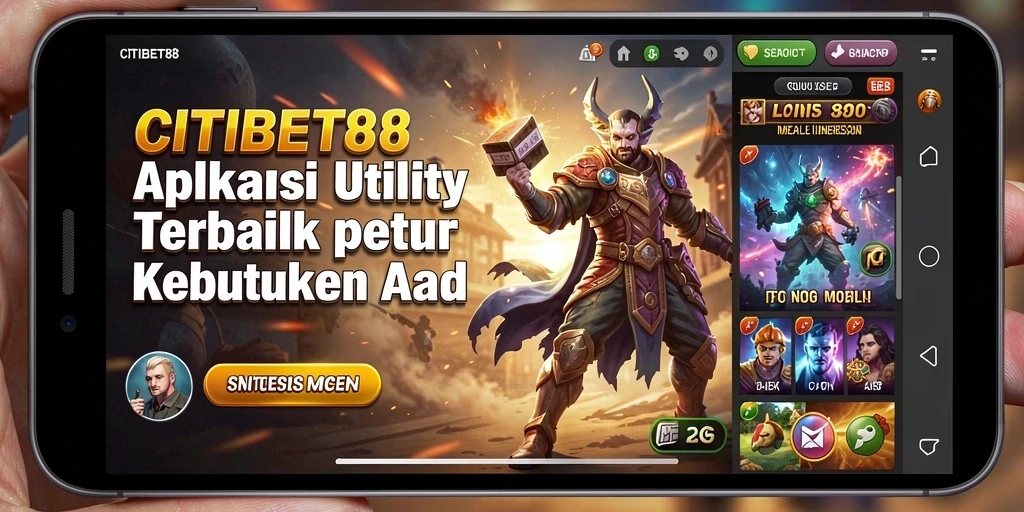 Tampilan antarmuka utama CITIBET88 yang intuitif dan user-friendly.