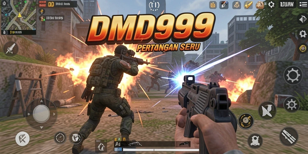 Tampilan menakjubkan dari gameplay DMD999 yang seru.