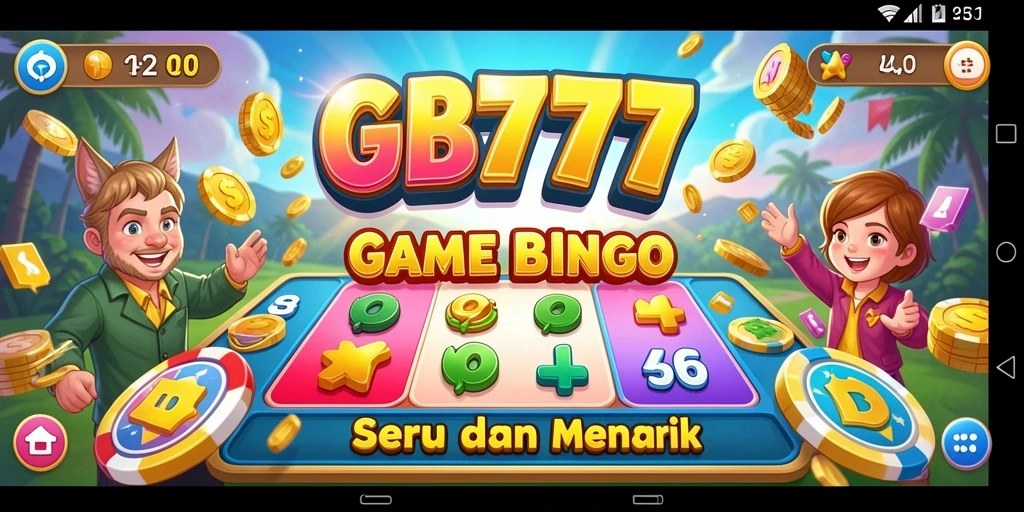 Screenshot gameplay GB777 menampilkan keseruan permainan Bingo.