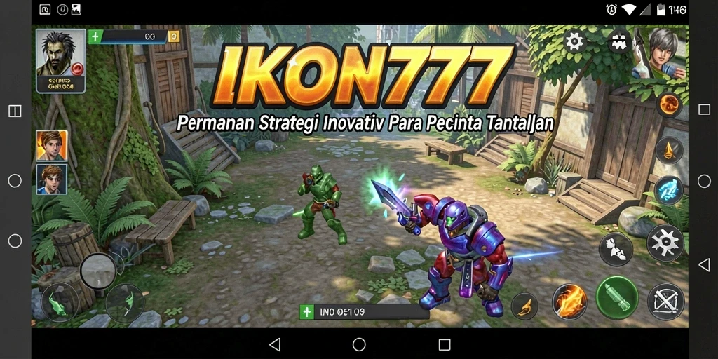 Tampilan gameplay menarik dari IKON777 dengan aksi strategi yang mendebarkan.