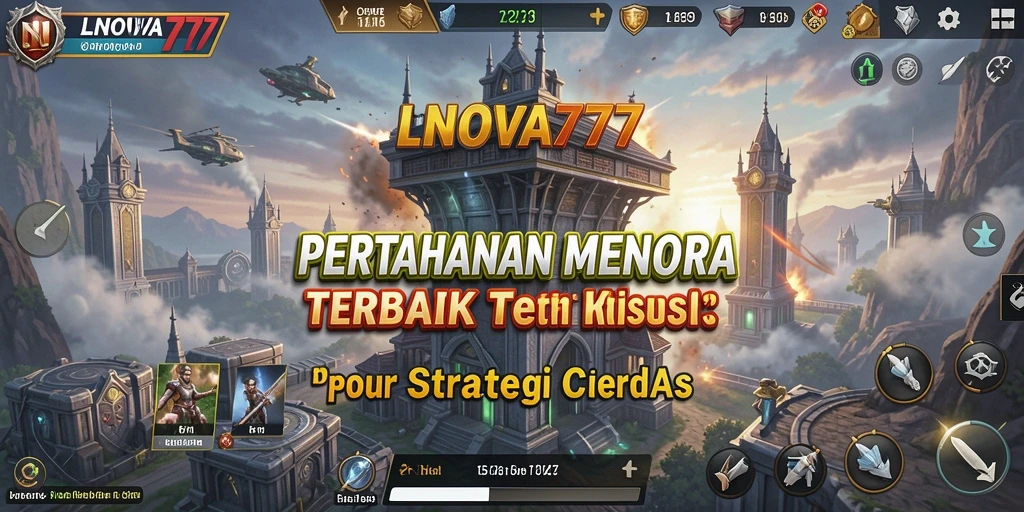 Gameplay LNOVA777 yang seru dalam strategi Tower Defense.