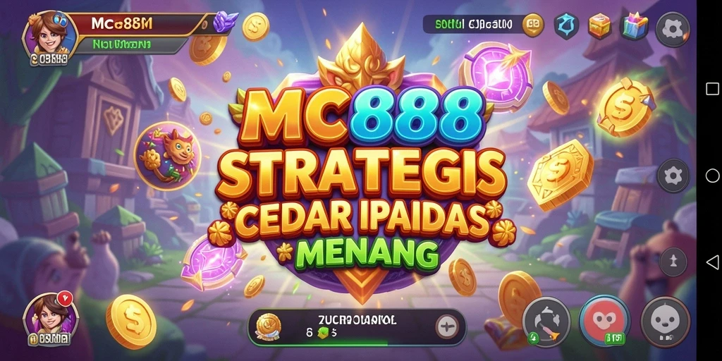 Tampilan gameplay strategis yang intens dalam MC888.