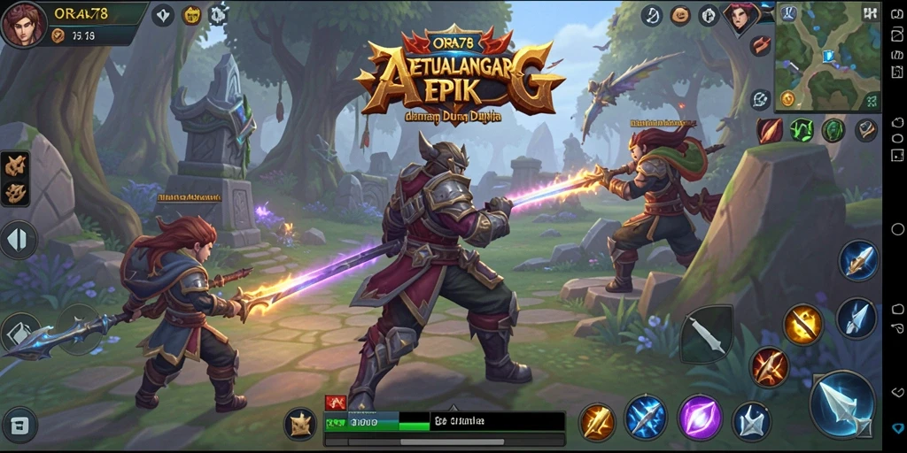 Screenshot ORA78 menampilkan aksi pertempuran yang mendebarkan.