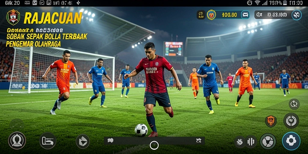 Tampilan gameplay seru dan mendebarkan di RAJACUAN.